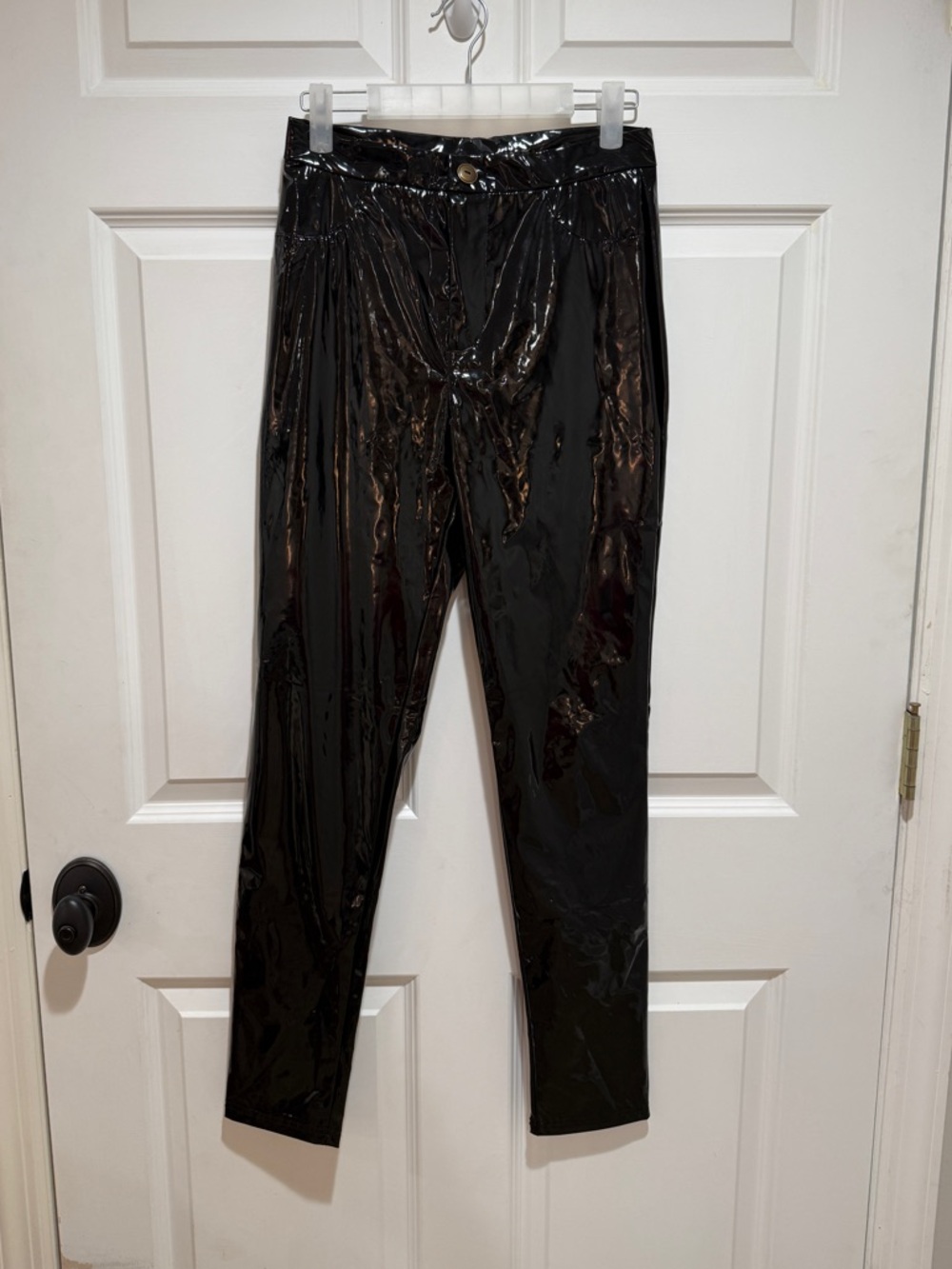 Fashion Nova Black High-Shine Skinny Pants